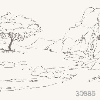 Графичный пейзаж