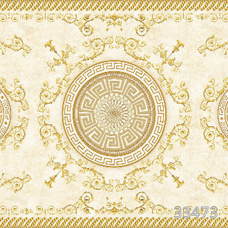 Золотой потолочный орнамент