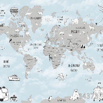 Карта мира - Чемоданы