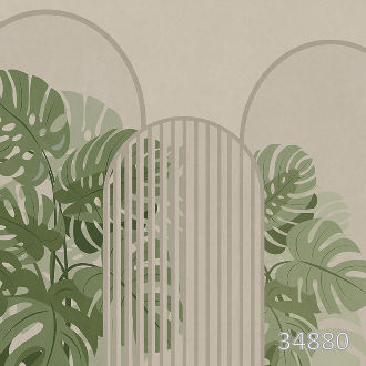 Тропические листья 3D