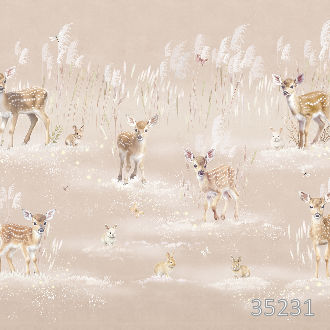 Оленята на пшеничном поле