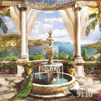 Фонтан над заливом